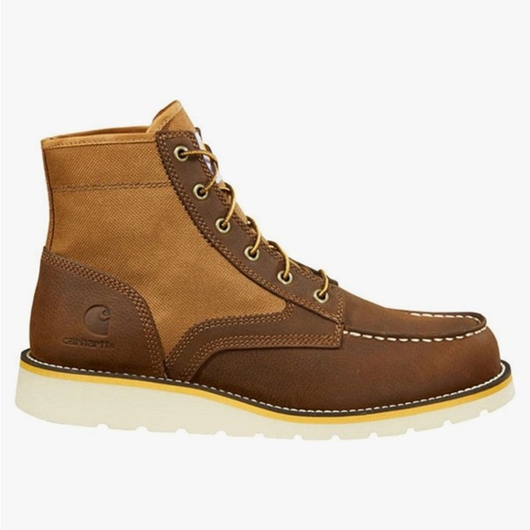 Carhartt Men's 6" Moc Toe Wedge Boot Fw6035-m Ankle - Picture 2 of 6